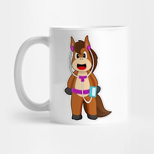 Horse Headphone Music Mug